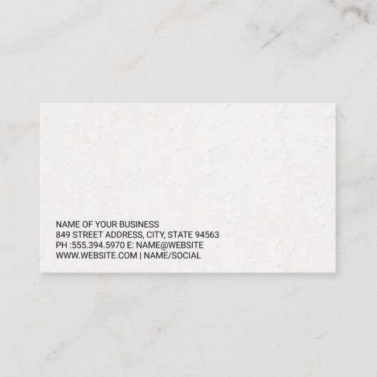 積み上げタイヤ | 整備士保持レンチロゴ 名刺 (裏面)