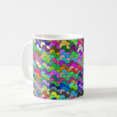 積み上げブロック11ozマグカップ コーヒーマグカップ (正面左)