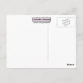 積み上げロックウォール葉書 ポストカード (裏面)