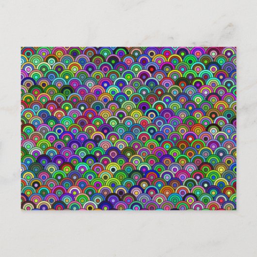 積み上げ円はがき ポストカード (正面)