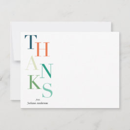 積み上げ感謝していパーソナライズされた ノートカード