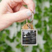 積み上げ準備の完了 キーホルダー (手)