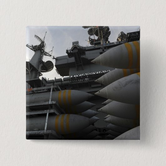 積み上げ準備の完了 缶バッジ (正面)