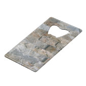 積み上げ石スラブ クレジットカード栓抜き (裏面アングル)