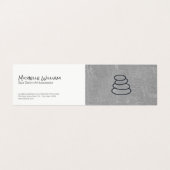 積み上げ石 |マーブルズグレー |日のスパ 名刺 (外部フラット)