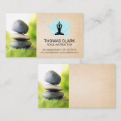 積み上げ石 |ヨガマンダラパターン 名刺 (正面/裏面)