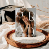 積み上げ積み上げ文字タイポグラフィ卒業 招待状