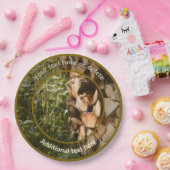 積み上げ薪秋パーソナライズされたパーティー ペーパープレート (パーティー)