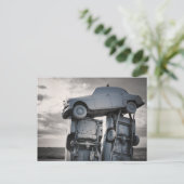 積み上げ車のカーンジ ポストカード (スタンド正面)