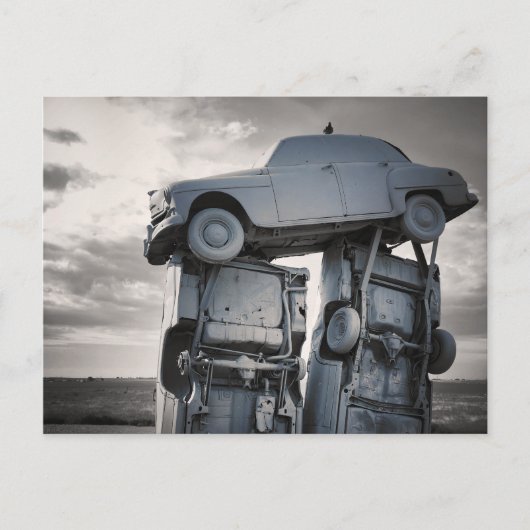 積み上げ車のカーンジ ポストカード (正面)