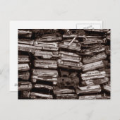 積み上げ車， 1973 ポストカード (正面/裏面)