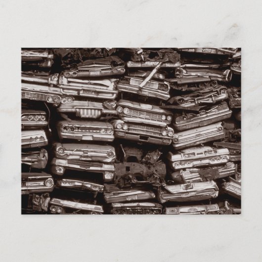 積み上げ車， 1973 ポストカード (正面)