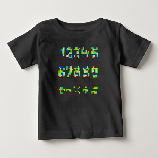 積み木、おもちゃ、建築 ベビーTシャツ (正面)