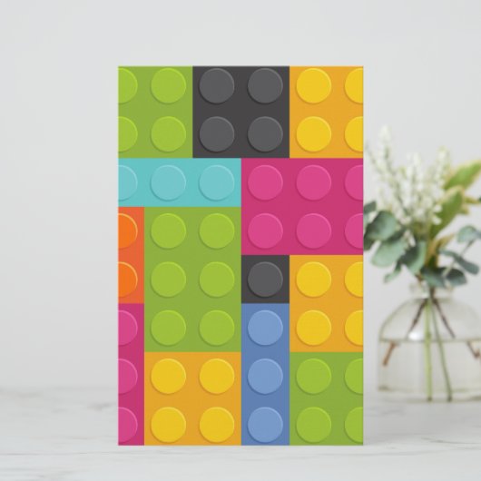 積み木 便箋 (スタンド正面)