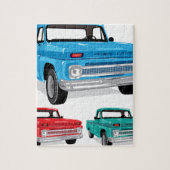 積み込みの農場のトラック ジグソーパズル (縦)