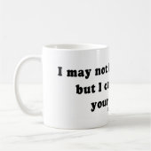 積み込みは並びます- "私はフリントストーンではないですが、mak コーヒーマグカップ (左)