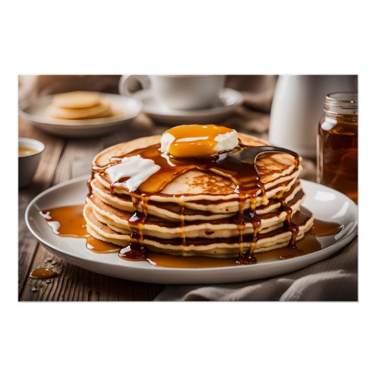積み重なったパンケーキ ポスター (正面)
