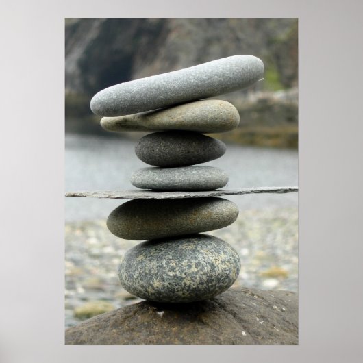 積み重なった岩のポスター ポスター (正面)