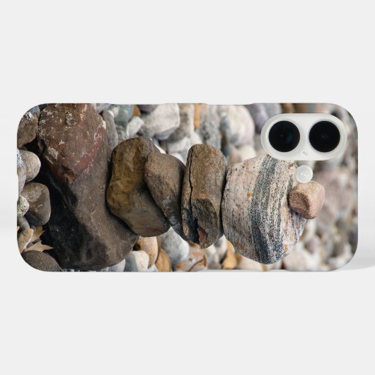 積み重なった石 Case-Mate iPhoneケース (裏面 (横))