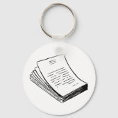 積み重なった紙 キーホルダー (裏面)