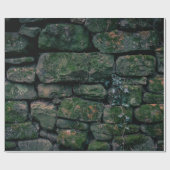 積み重ねたつる植物の茶色の石版 ラッピングペーパー (フラット)