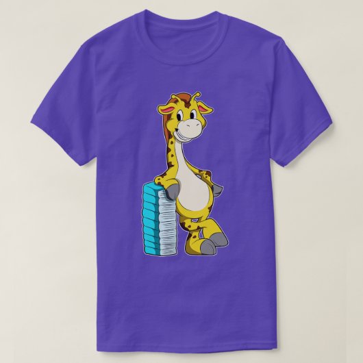 積み重ねたキリン Tシャツ (デザイン正面)