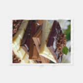 積み重ねたチョコレートバー ブランケット (正面(横))