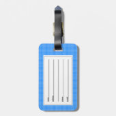 積み重ねた本 ラゲッジタグ (裏面縦)