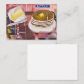 積み重ねた ノートカード (正面/裏面)