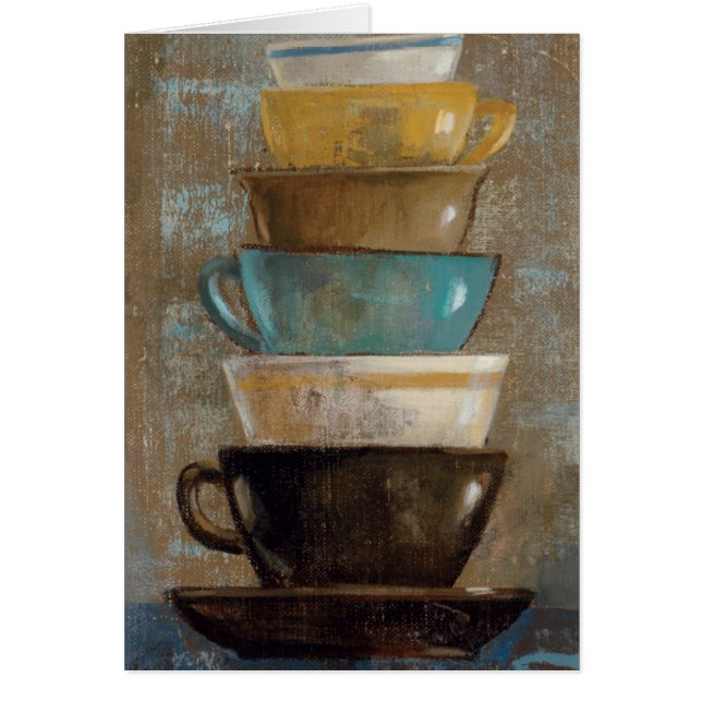 積み重ねられたコーヒーカップ (正面)