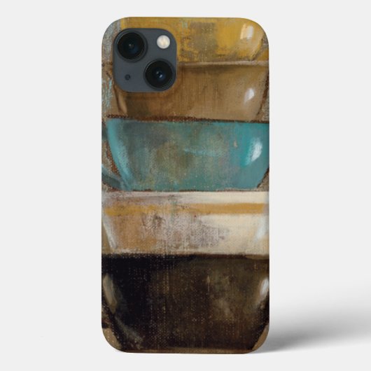 積み重ねられたコーヒーカップ Case-Mate iPhoneケース (裏面)