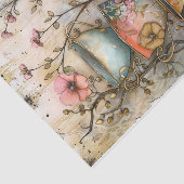 積み重ねられたティーカップのデカップデカップティッシュペーパー 薄葉紙 (詳細)