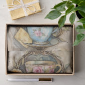 積み重ねられたティーカップのデカップデカップティッシュペーパー 薄葉紙 (ギフト)