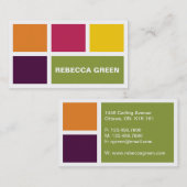 積み重ねられたブロック-スタイルB 名刺 (正面/裏面)