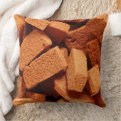 積み重ねられたレンガの建築 クッション (ブランケット)