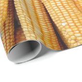 積み重ねられた乾燥トウモロコシ。 ラッピングペーパー (ロールコーナー)