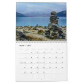 積み重ねられた釣り合った石のカレンダー カレンダー (3月 2027)