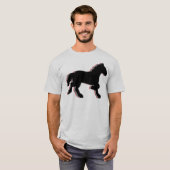 積み重ねられた馬 Tシャツ (正面フル)