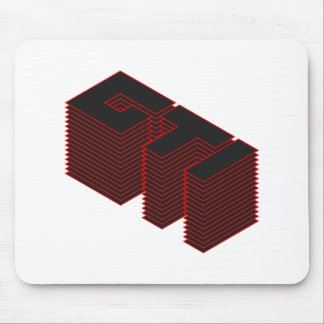 積み重ねられたGTI マウスパッド