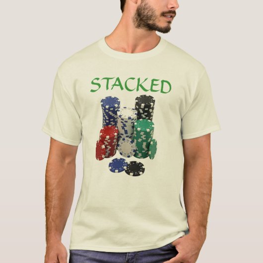 積み重ねられる Tシャツ (正面)