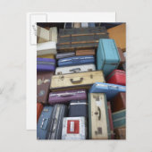 積み重ねスーツケース ポストカード (正面/裏面)