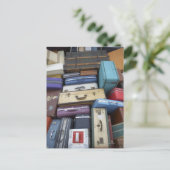 積み重ねスーツケース ポストカード (スタンド正面)