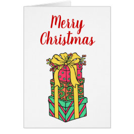 積み重ね包まれたクリスマスプレゼントクリスマス