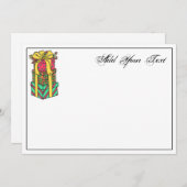 積み重ね包まれたクリスマスプレゼントクリスマス シーズンカード (正面/裏面)