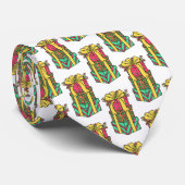 積み重ね包まれたクリスマスプレゼントクリスマス ネクタイ (ロール)
