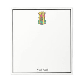 積み重ね包まれたクリスマスプレゼントクリスマス ノートパッド