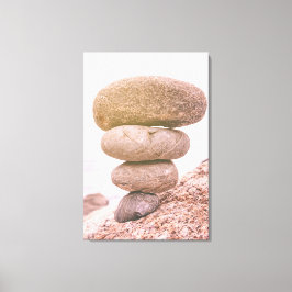 積み重ね岩 キャンバスプリント