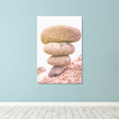 積み重ね岩 キャンバスプリント (インサイチュ (ウッドフロア))