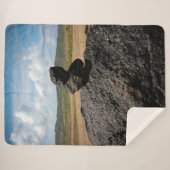 積み重ね岩 シェルパブランケット (正面(横))