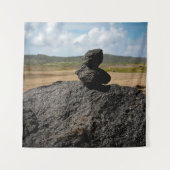 積み重ね岩 タペストリー (正面)